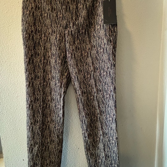 Zara Black with Multi color accents Straight Leg Pants - Picture 2 of 6